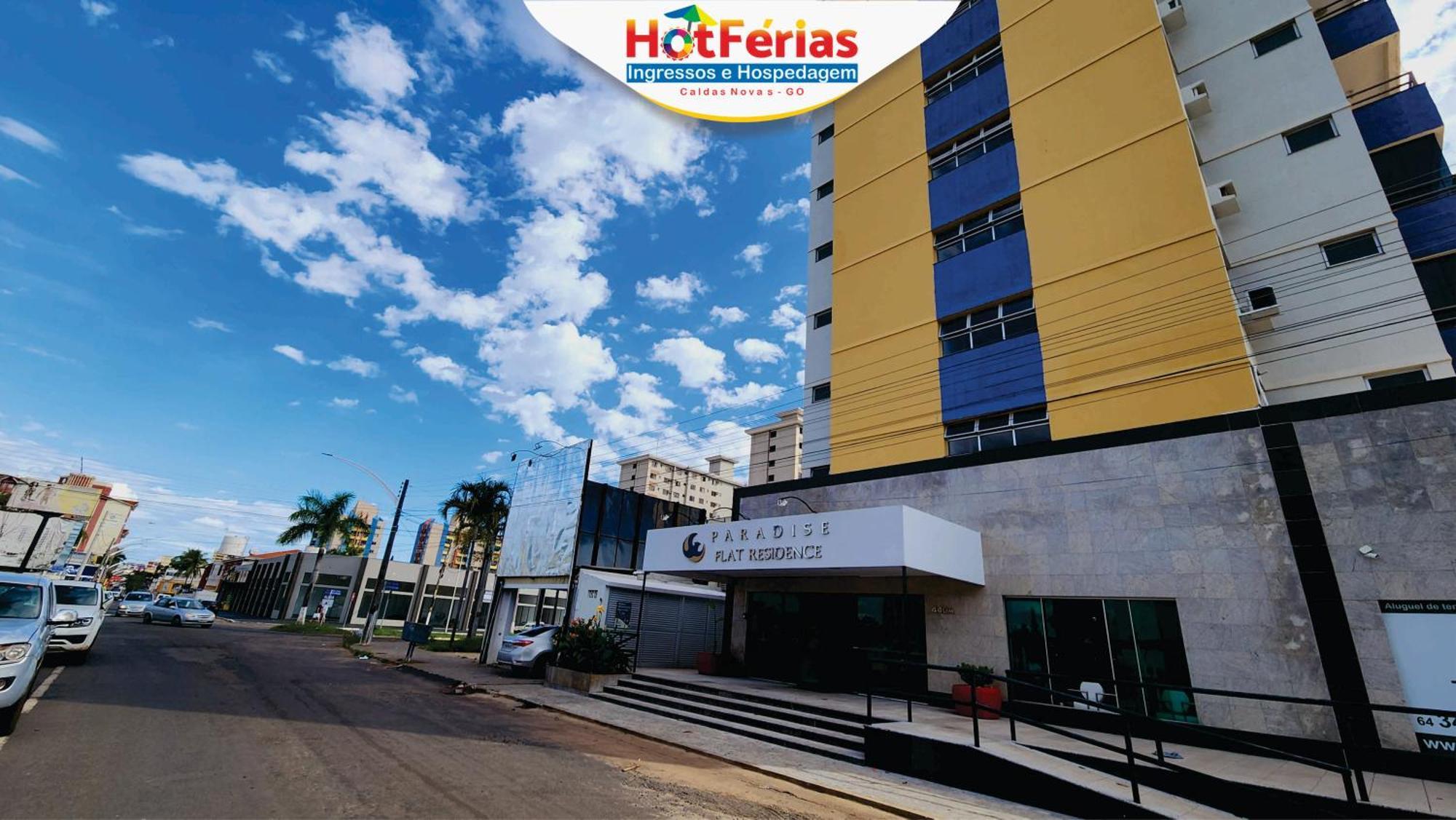 Flat Paradise, Piscinas Termais, Proximo Ao Centro - Hotferias Caldas Novas Exteriér fotografie