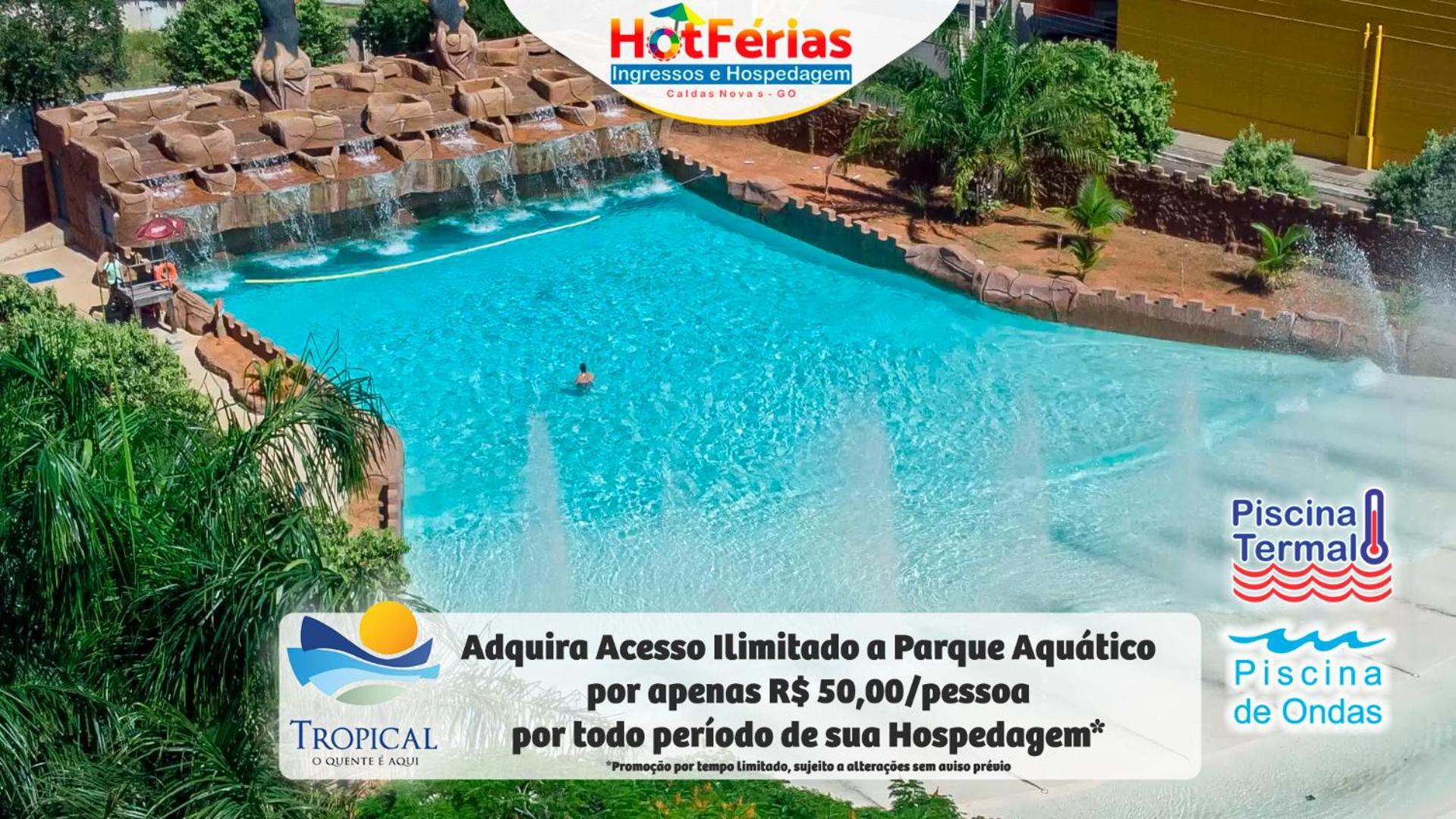 Flat Paradise, Piscinas Termais, Proximo Ao Centro - Hotferias Caldas Novas Exteriér fotografie