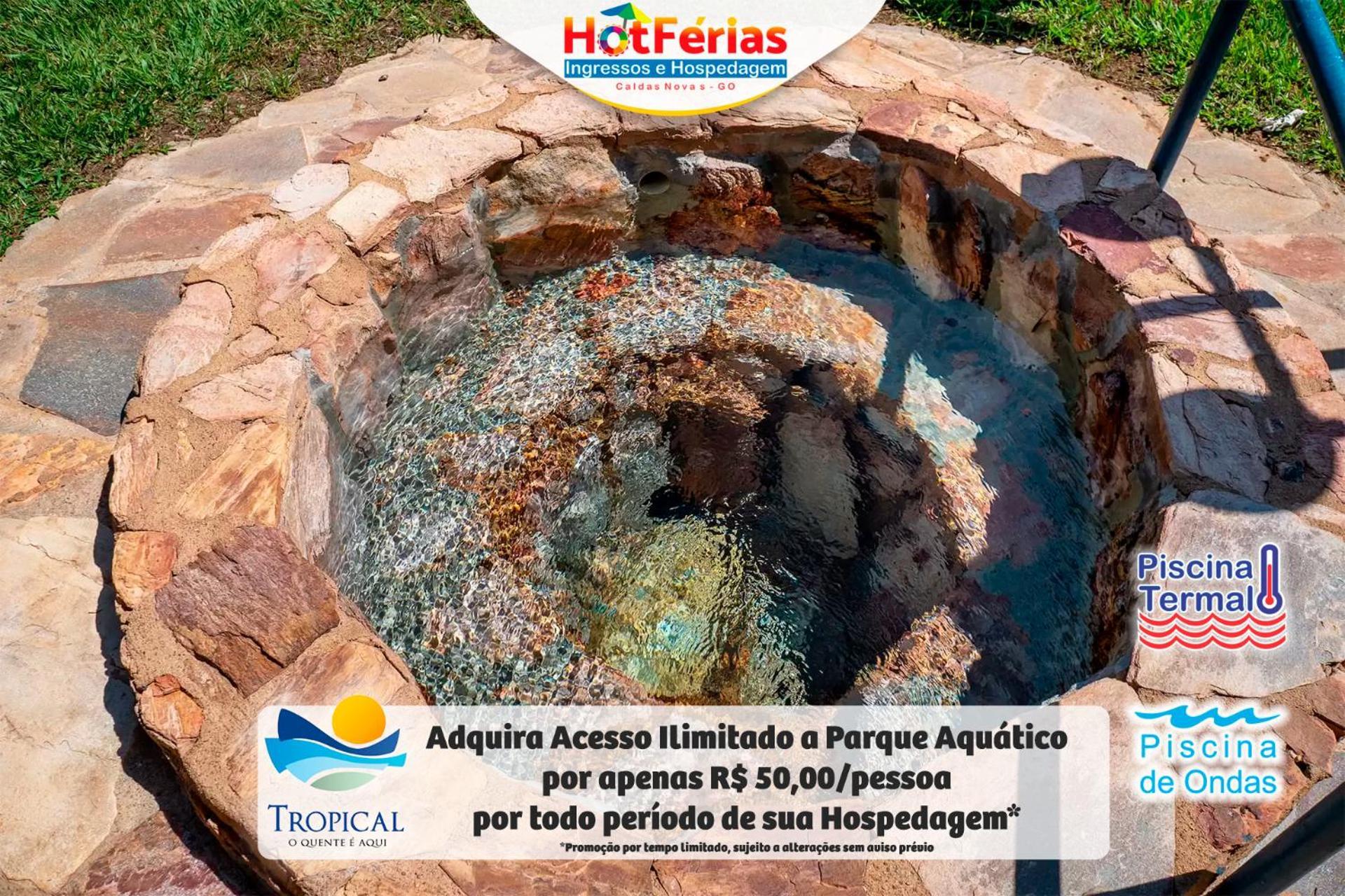 Flat Paradise, Piscinas Termais, Proximo Ao Centro - Hotferias Caldas Novas Exteriér fotografie